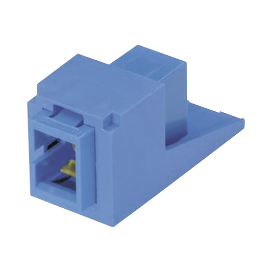 M�dulo Acoplador SC Simplex, para Fibra �ptica Monomodo OS1/OS2, Tipo Mini-Com, Color Azul