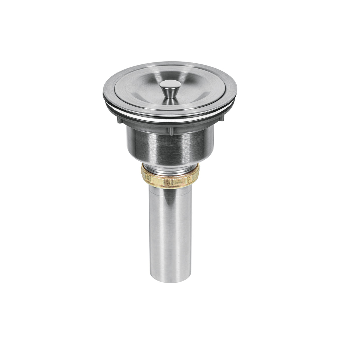 Contracanasta 3-1/2' inox, cuerpo profundo,con tapa, Riviera