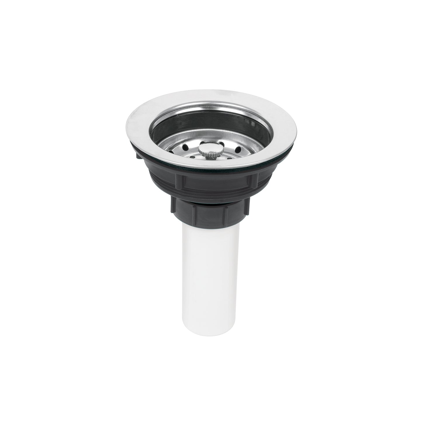 Contracanasta 3-1/2' inox, tubo plástico, Foset