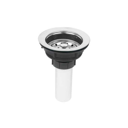 Contracanasta 3-1/2' inox, tubo plástico, Foset