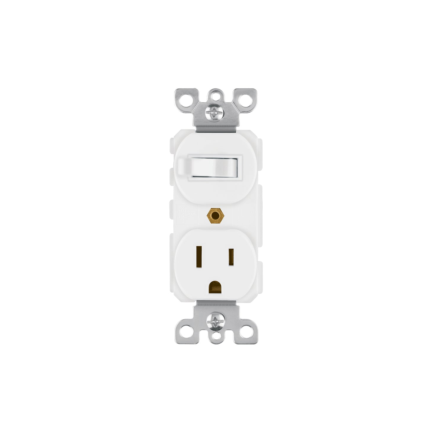 Interruptor de palanca con contacto, Standard, blanco