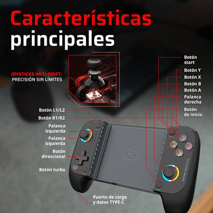 Controles Gaming Balam Rush G626 - Vista 4