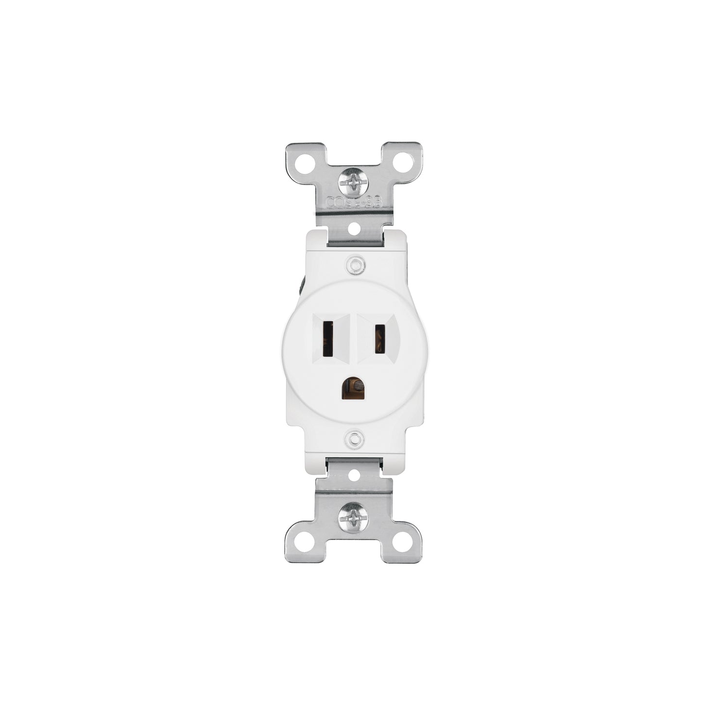 Contacto sencillo, 2 polos 3 hilos, Standard, blanco