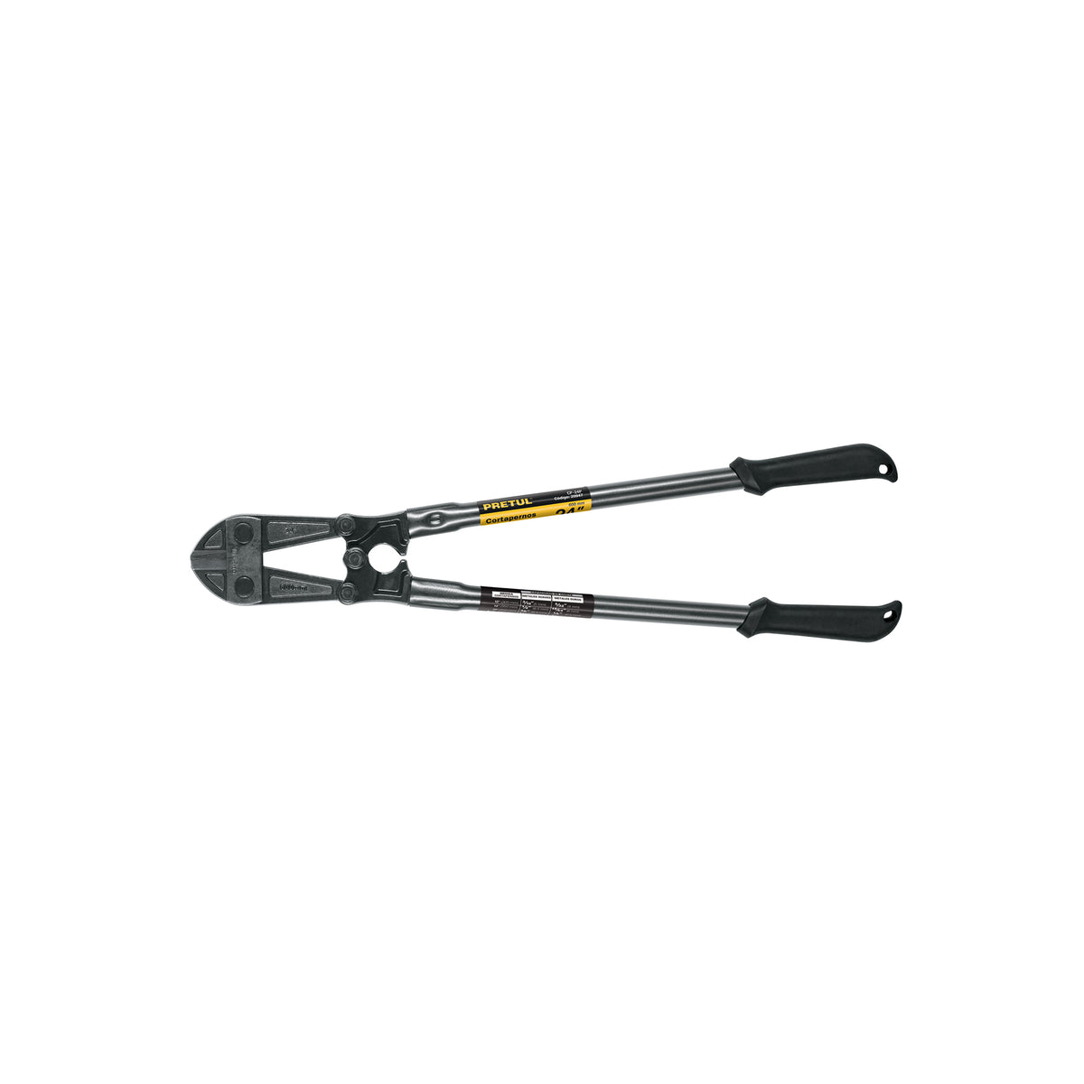 Cortapernos 24', mango tubular, PRETUL