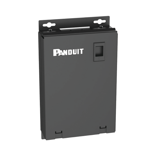 Punto de Consolidaci�n de 12 Puertos Mini-Com, Instalaci�n en Piso, Pared o Techo, Fabricado en Acero, Color Negro