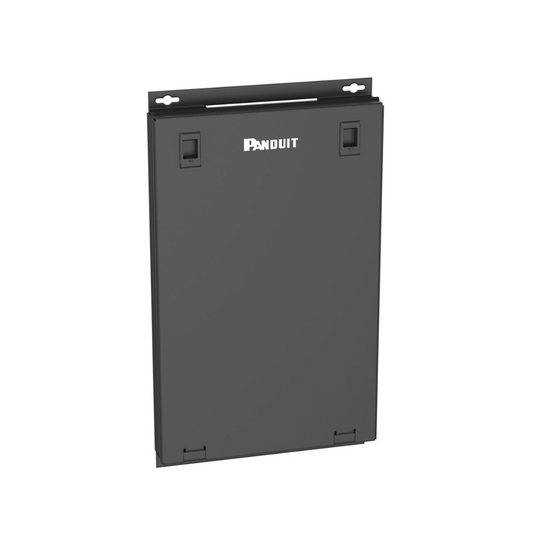 Punto de Consolidaci�n Para 24 Puertos, Con Espacio Para 1 UR, Instalaci�n en Piso, Pared o Techo, Fabricado en Acero, Color Negro