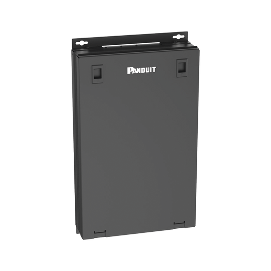 Punto de Consolidaci�n Para 48 Puertos, Con Espacio para 2 UR, Instalaci�n en Piso, Pared o Techo, Fabricado en Acero, Color Negro