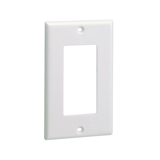 Placa de Pared Frontal Est�ndar GFCI, Material ABS, Color Blanco