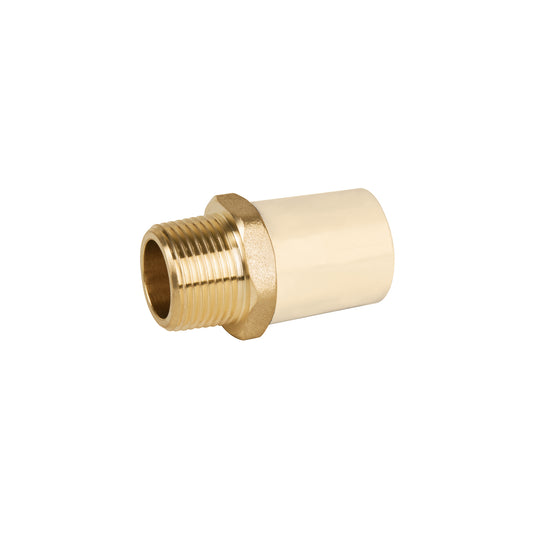 Adaptador macho de CPVC 3/4' con inserto de latón, FOSET