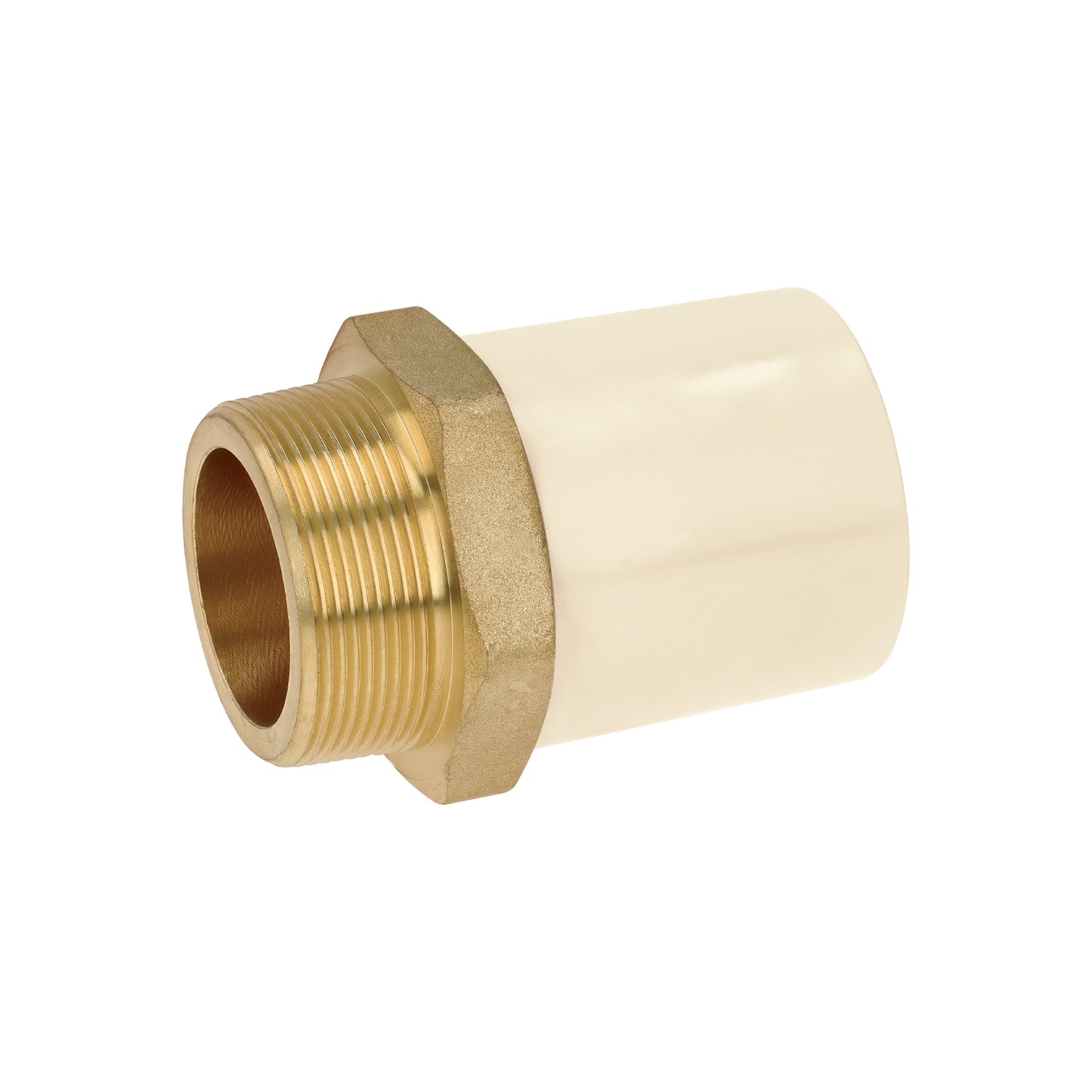 Adaptador CPVC, 2', macho inserto metálico-latón, FOSET