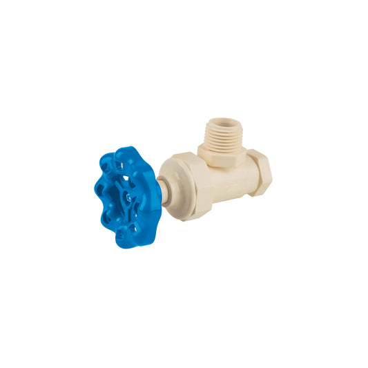 Llave angular de CPVC de 1/2' maneral volante, FOSET
