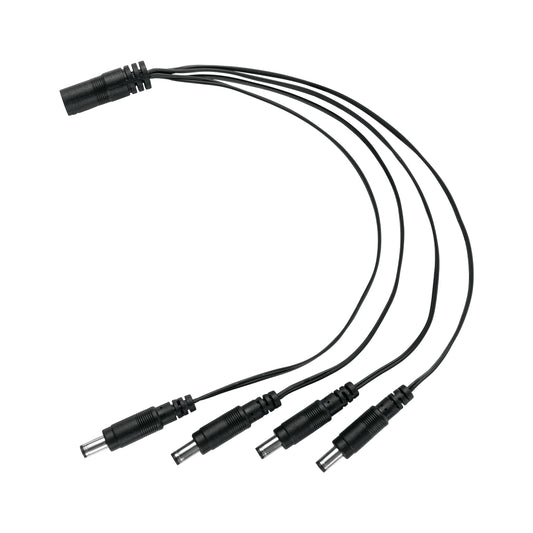 Cable Divisor de Energía tipo Pulpo 1 a 4 para CCTV, Volteck