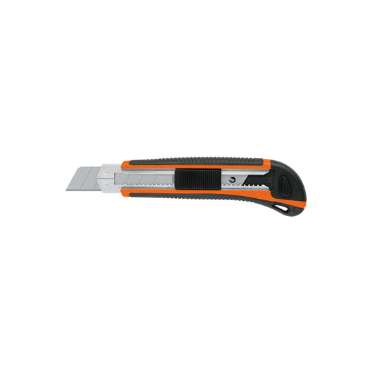 Cutter 25 mm profesional con alma metálica y grip, Truper