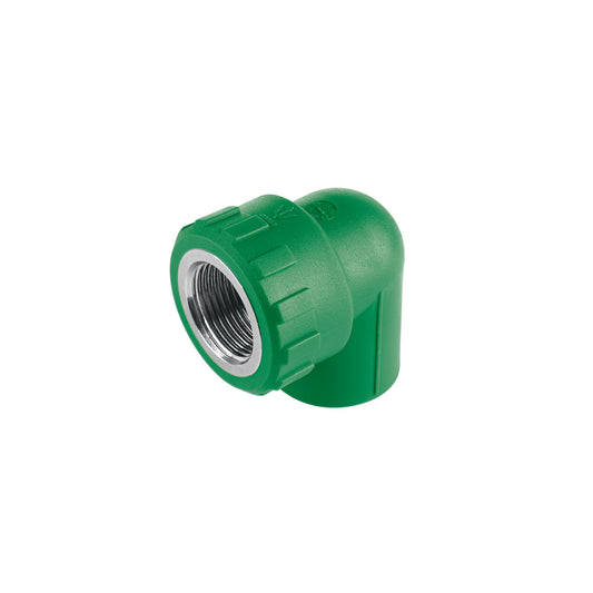 Codo 90° PPR, 3/4', rosca hembra con inserto metálico, Foset