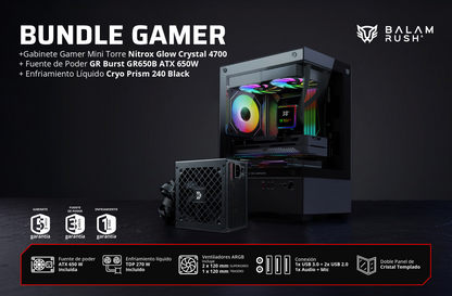 PC Gamer Balam Rush | AMD Ryzen 7 5700G | 32GB RAM | 500GB NVMe