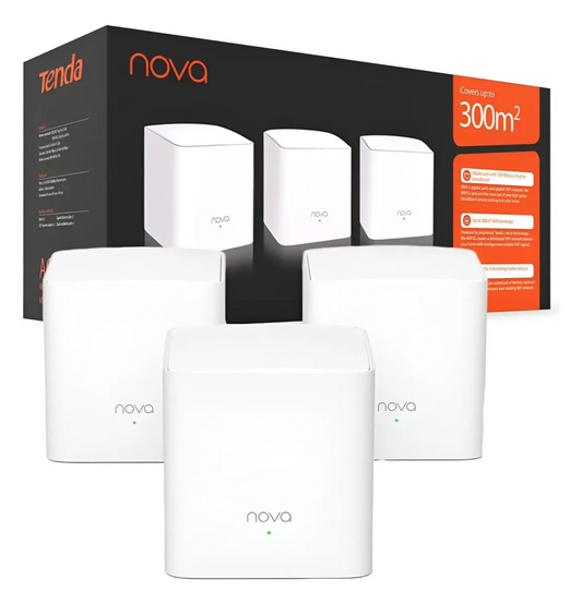 Tenda Mw5g Router Mesh Ac1200 3pack 350m2 Gigabit Dualband