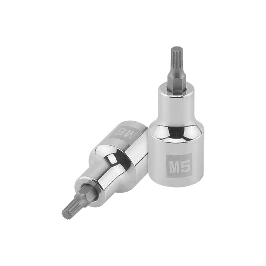Dado punta corta bristol M5, cuadro 1/2', Truper