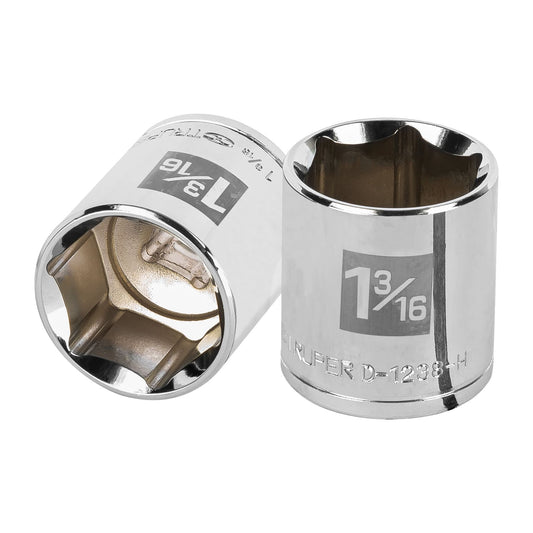 Dado de 1-3/16', 6 puntas, cuadro 1/2', Truper