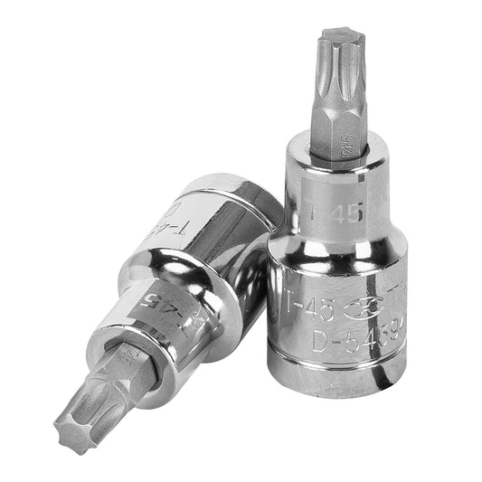 Dado punta torx T-45, cuadro 1/2', Truper