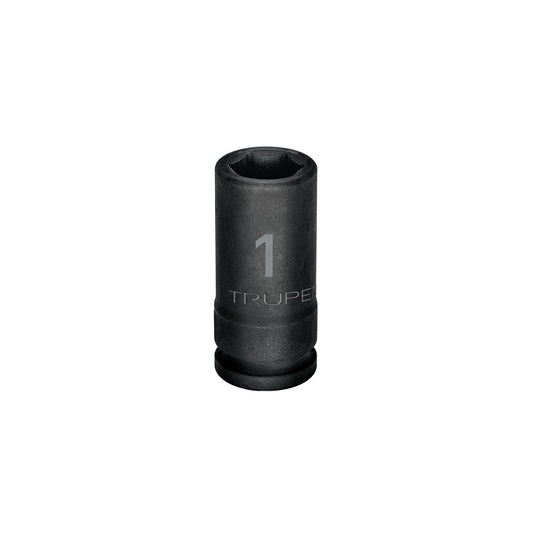 Dado largo de impacto de 1', 6 puntas, cuadro 3/4', Truper