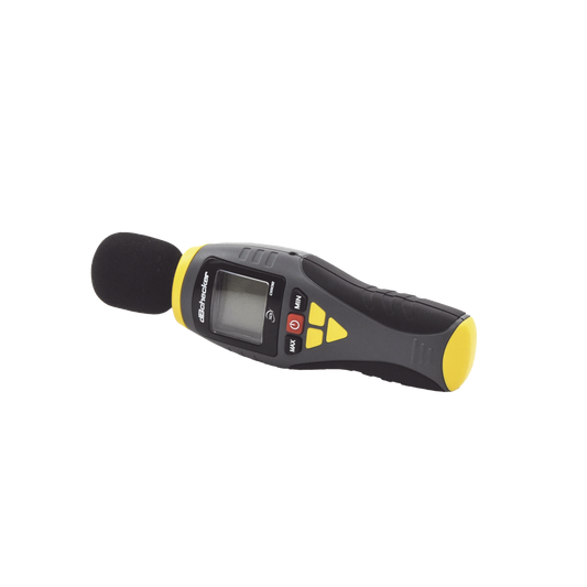 Medidor de Decibeles Profesional / Rango 40-130 dB en 4 Escalas / Precisi�n �2 dB / Cumple NFPA 72 y ANSI S1.4 / LCD 4 D�gitos con Max/Min Hold / Micr�fono Condensador Electret � Pulgada