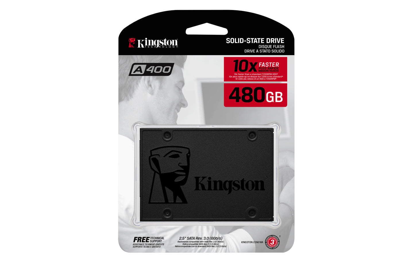 SSD Kingston Technology A400 - Vista 3