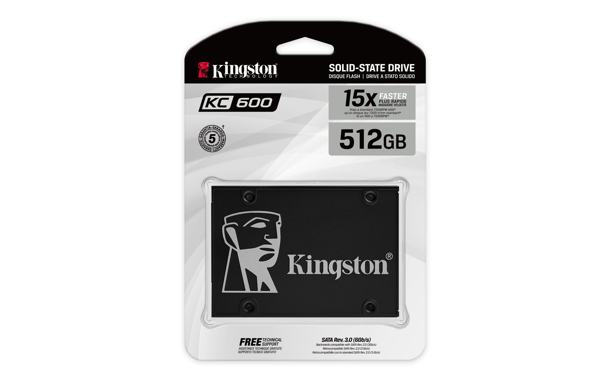 SSD Kingston Technology KC600 - Vista 4