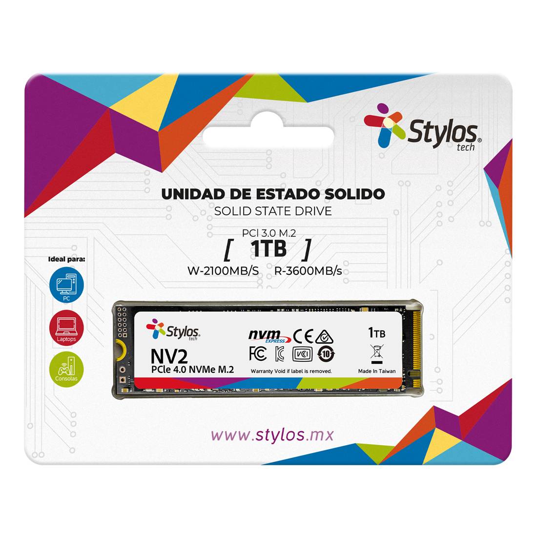 SSD Stylos STMSSDM22B - Vista 3