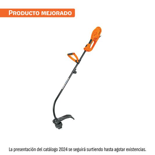 Desbrozadora eléctrica 1000 W mango 'D', 14' corte, Truper