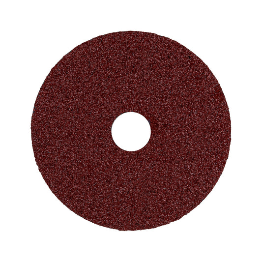 Disco de lija 4-1/2' con respaldo de fibra, grano 24, TRUPER