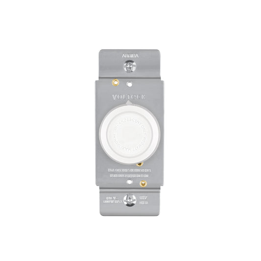 Atenuador de luz giratorio, Standard, blanco, Volteck