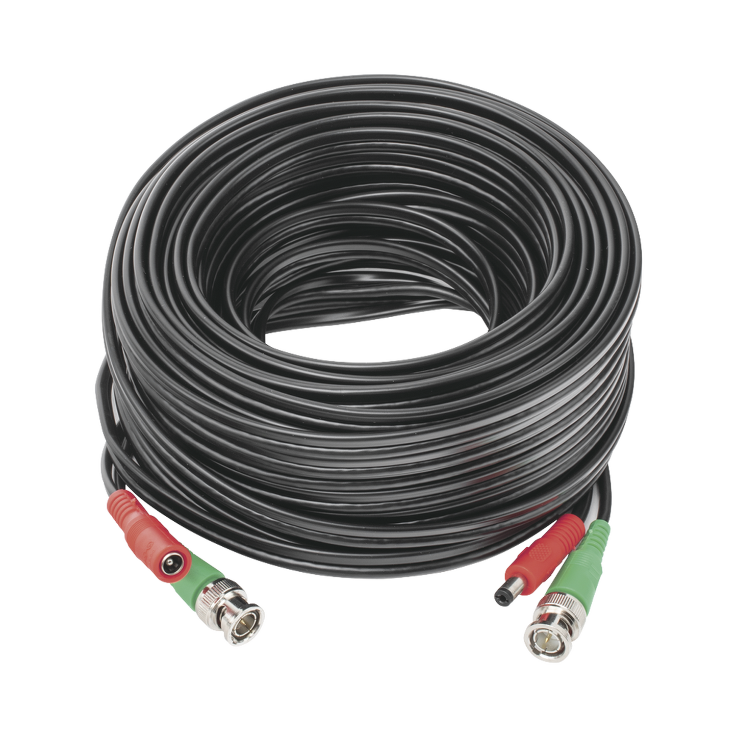 Cable Coaxial (BNC RG59) + Alimentaci�n / SIAMES / 20 Metros (65.62 Pies) / Aleaci�n Cobre + Aluminio CCA / Para C�maras 4K / Uso Interior y Exterior