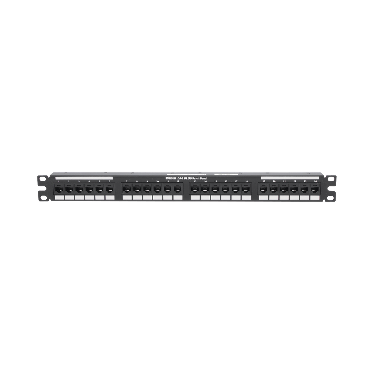 Panel de Parcheo de Impacto (110), Plano, Categor�a 6, de 24 Puertos, 1UR