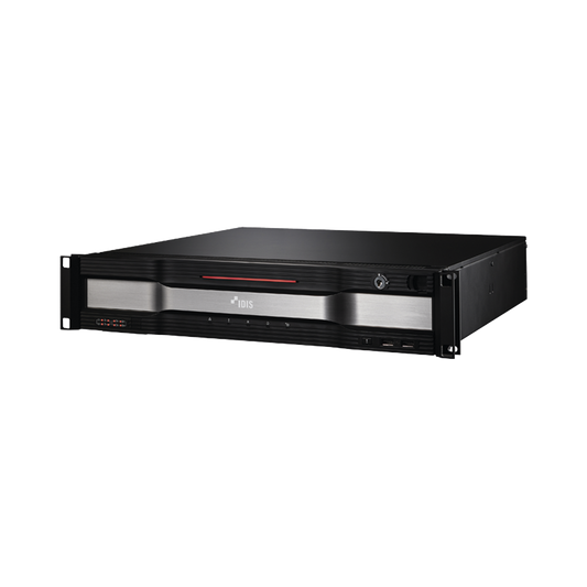NVR 4K | 64 Canales | Almacenamiento Hasta 240 TB | Entrada y Salida de Audio | Entrada y Salida de Alarma | Incluye 2 Discos Duros 2 TB