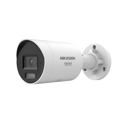 [Dual Light + ColorVu 3.0 + HikAI] Bala IP 6 Megapixel / Lente 2.8 mm / 40 mts IR + Luz Blanca / 2 Microfonos Integrados / Exterior IP67 / WDR 130 dB / ACUSENSE 3.0 / Metal / NEMA 4X / ACUSEEK
