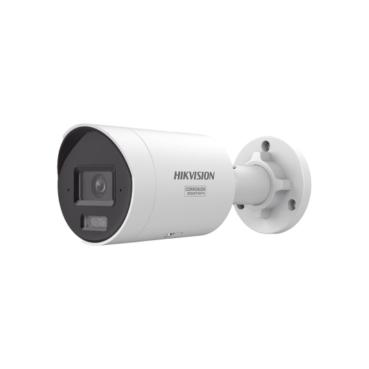 [Dual Light + ColorVu 3.0 + HikAI] Bala IP 8 Megapixel / Lente 2.8 mm / 40 mts IR + Luz Blanca / 2 Microfonos Integrados / Exterior IP67 / WDR 130 dB / ACUSENSE 3.0 / Metal / NEMA 4X / ACUSEEK