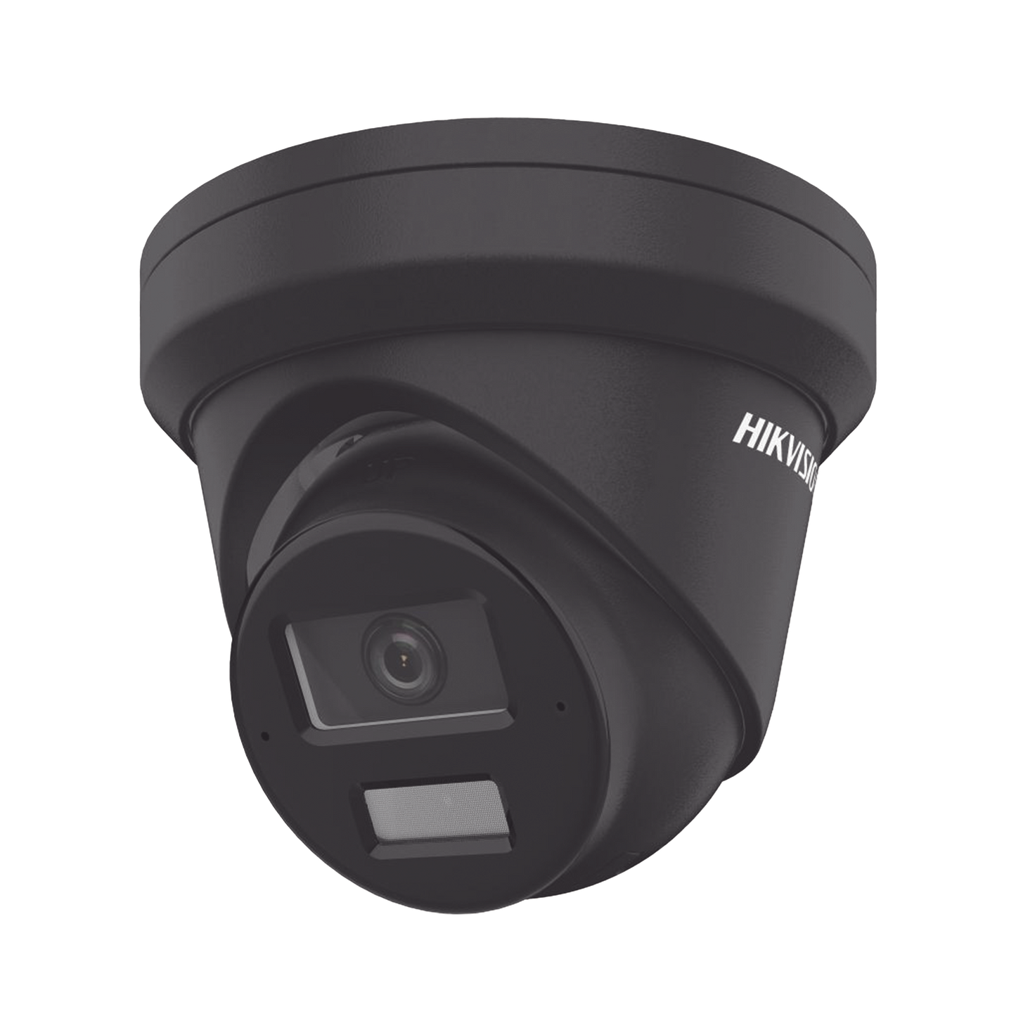 [Dual Light + 2 Micrófonos de Doble Matriz] Turret IP 4 Megapixel / Color Negro / Lente 2.8 mm / 30 mts Luz Blanca + 30 mts IR / ACUSENSE / Exterior IP67 / WDR 120 dB / PoE / ONVIF / Micro SD / Metal / ACUSEEK