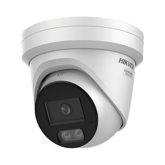 [Dual Light + ColorVu 3.0 + HikAI] Turret IP 8 Megapixel / Lente 2.8 mm / 30 mts IR + Luz Blanca / 2 Microfonos Integrados / Exterior IP67 / WDR 130 dB / ACUSENSE 3.0 / Metal / NEMA 4X / ACUSEEK