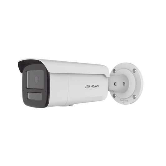 [Dual Light + 2 Micrófonos Integrados] Bala IP 2 Megapixel / Lente 4mm / 80 mts Luz Blanca + 80 mts IR / ACUSENSE / Exterior IP67 / IK10 / WDR 120 dB / PoE / ONVIF / Micro SD / Metal / ACUSEEK