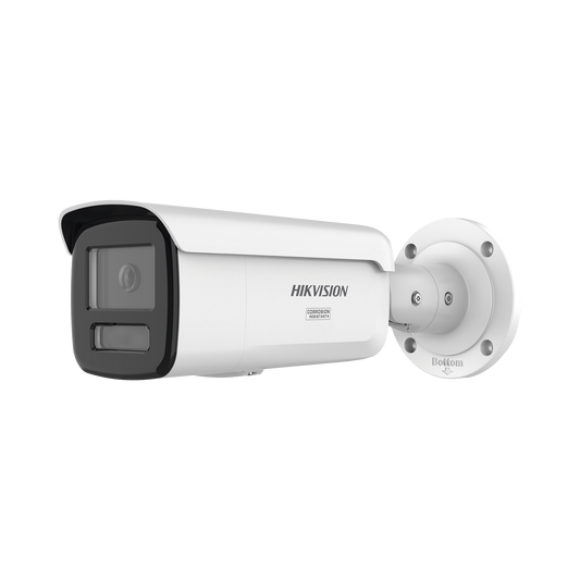 [Dual Light + ColorVu 3.0 + HikAI] Bala IP 6 Megapixel / Lente 4 mm / 60 mts IR + Luz Blanca / Exterior IP67 / Estrobo Luz Blanca / WDR 130 dB / ACUSENSE 3.0 / Metal / NEMA 4X / ACUSEEK