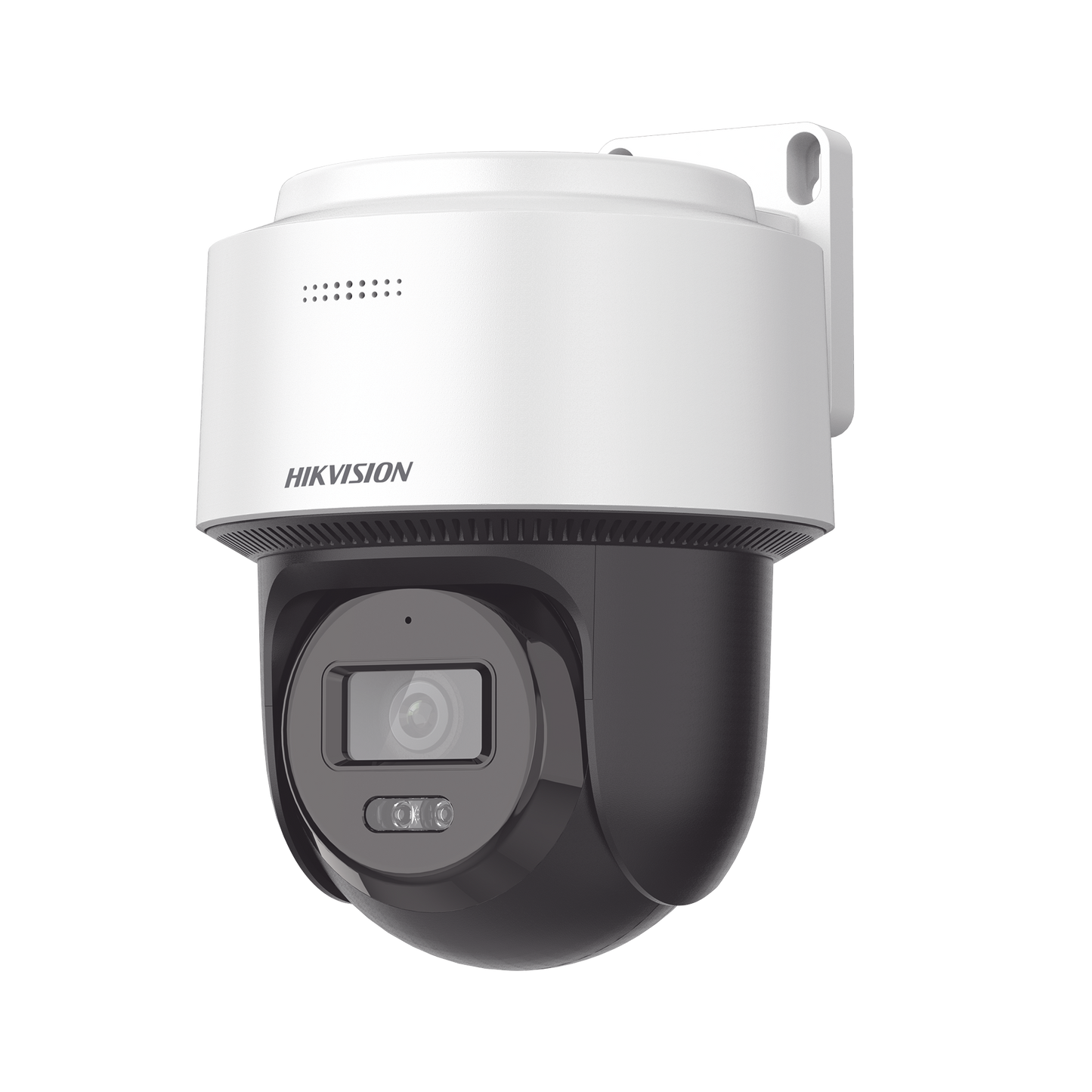 [FlexVu]  Domo PT IP 4 Megapixel / Lente 4 mm  / Dual Light (30 mts IR + 30 mts Luz Blanca)  / Autoseguimiento en Humanos / PoE / IP66 / Micrófono y Bocina Integrado (Audio de Dos Vías) / Micro SD / Incluye Montaje de Pared o Techo /
