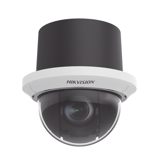 PTZ IP 4K (8 Megapixel) / 25X Zoom  / Uso en Plafon / IP54 / ACUSEEK / DARKFIGHTER / ACUSENSE / WDR 120 dB / Audio y Alarmas I/O / HLC / EIS / PoE+ / Micro SD