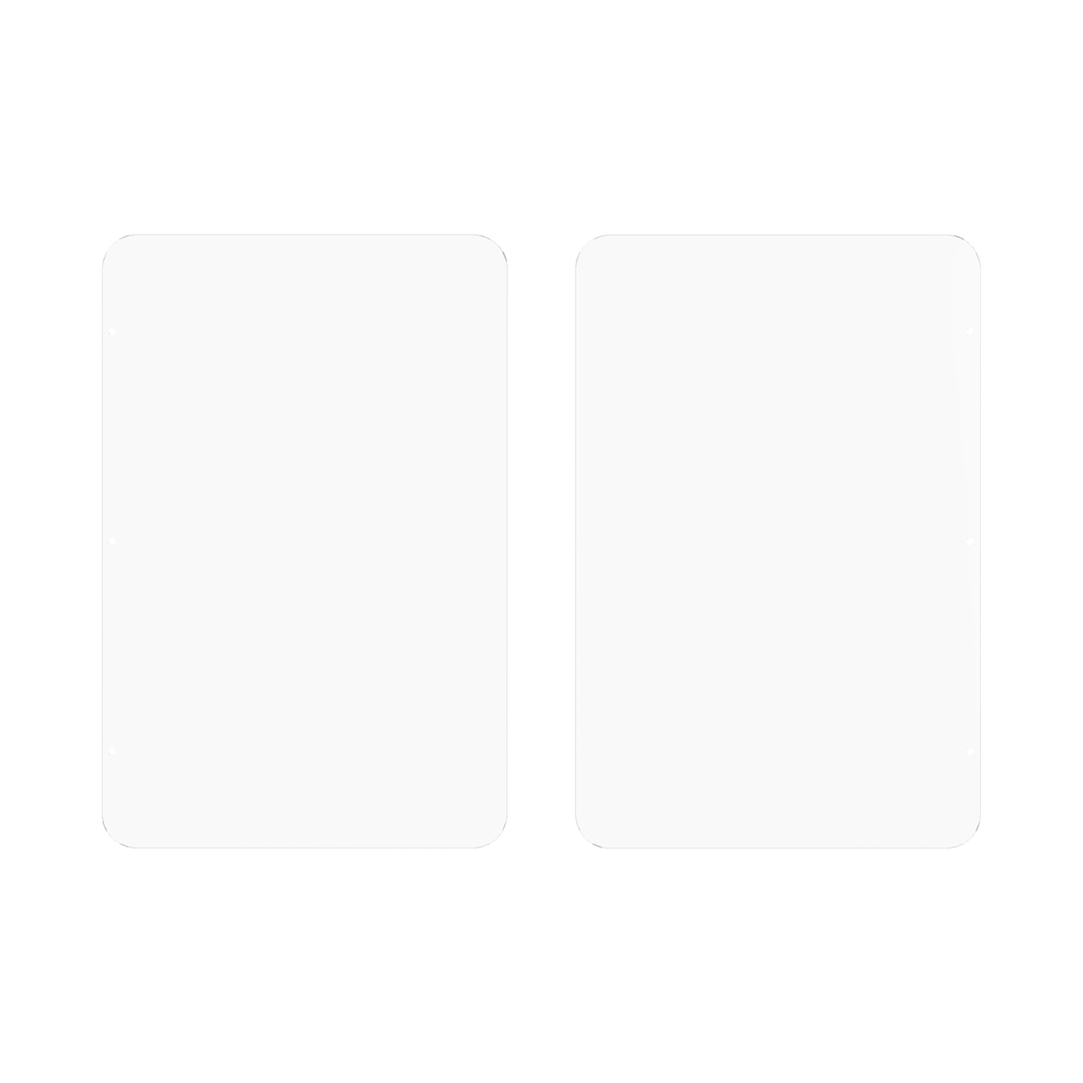 Kit de Repuesto (2 Piezas) de Aletas de Acrílico para Formar Carriles de 65 cms en Torniquetes Series DS-K3B501 y DS-K3B601 / IK05