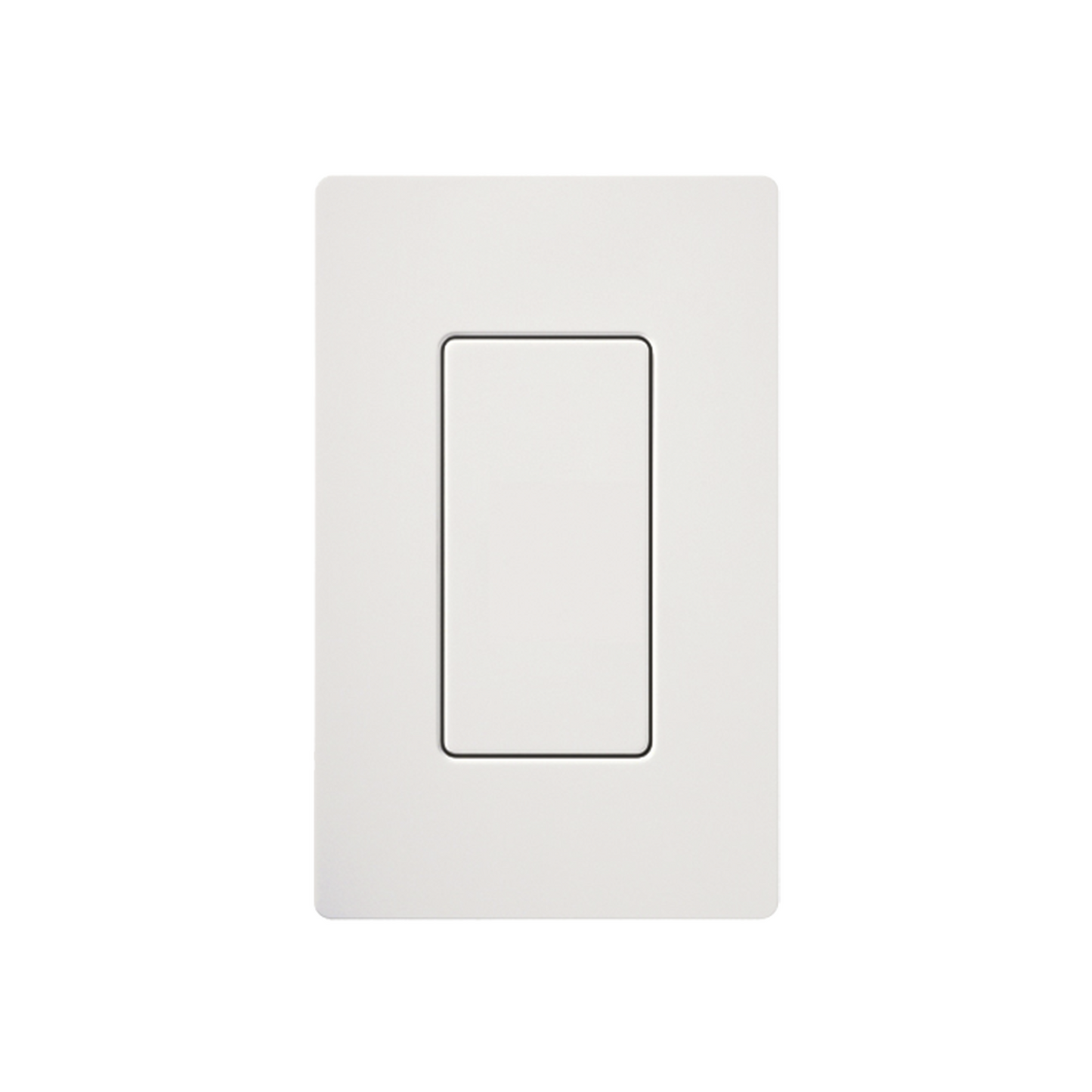 Placa ciega de pared color blanco