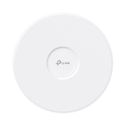 Punto de Acceso Omada / Wi-Fi 7 BE11000 MU-MIMO 2x2 / 1 Puerto 10 Gbps / Mesh Omada / Operaciones Multiencale (MLO) / Configuración por Controlador o Stand-Alone / Para Montaje en Techo/pared / Alimentación PoE+
