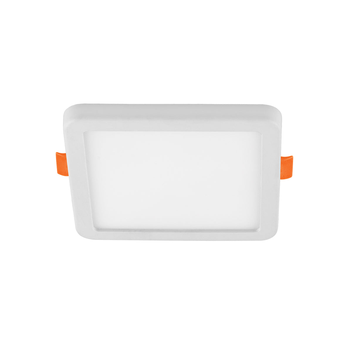 Luminario LED empotrable ajustable 6 W, cuadrado, luz de día