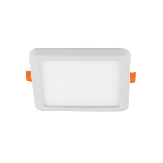 Luminario LED empotrable ajustable 6 W, cuadrado, luz de día
