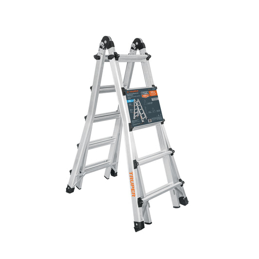 Multiescalera telescópica,4.5 m,capacidad de carga 150 kg