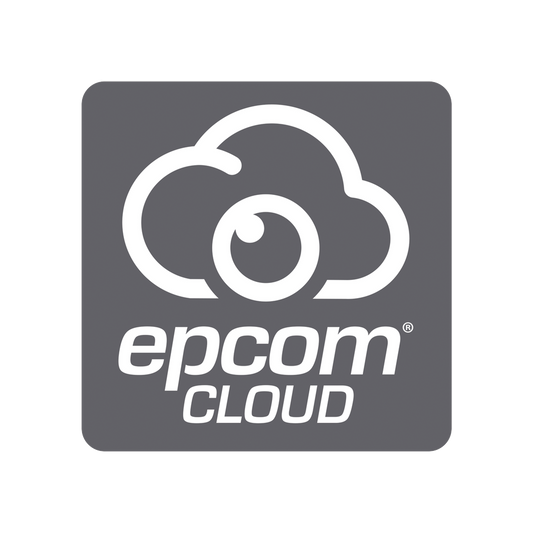 Suscripción Anual Epcom Cloud / Grabación en la nube para 1 canal de video a 2MP con 14 días de retención / Grabación continua