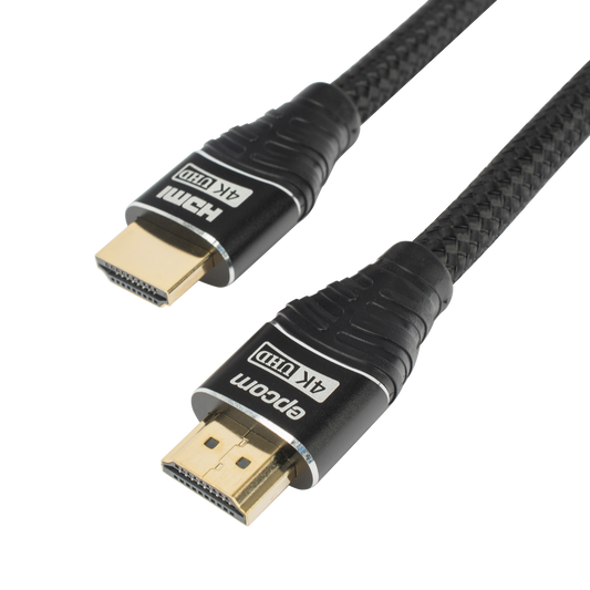 Cable HDMI de 10 Metros (32.81 Pies) | Alta Definici�n | Longitud | Versi�n 2.0 | Alta Velocidad 18Gbps | 4K@60Hz | Conectores Chapados en Oro | Tipo Redondo
